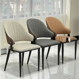 Ghế nhà hàng nệm da chân sắt có tay CN16012-P