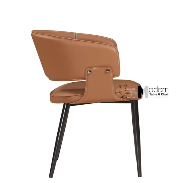 Ghế phòng ăn có tay nệm da cao cấp CN23001-P