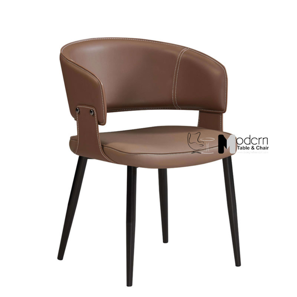 Ghế phòng ăn có tay nệm da cao cấp CN23001-P