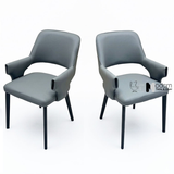 Ghế ăn nệm PVC có tay kiểu dáng hiện đại CN16010-P