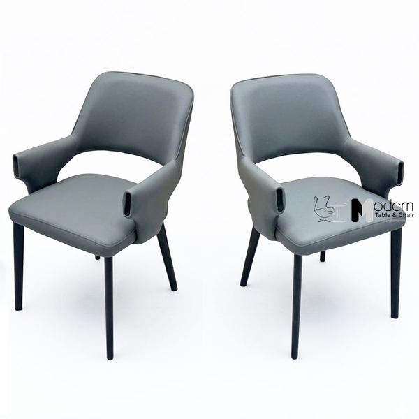 Ghế ăn nệm PVC có tay kiểu dáng hiện đại CN16010-P