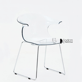 Ghế cafe thân nhựa trong suốt CC01001-PC