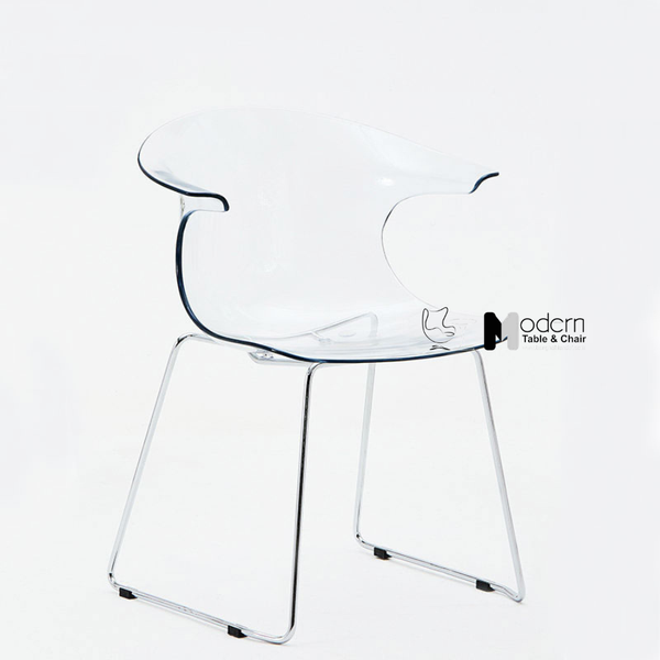 Ghế cafe thân nhựa trong suốt CC01001-PC