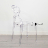 Ghế nhà hàng tiệc cưới trong suốt xếp chồng được CC01002-PC