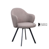 Ghế phòng ăn thân xoay nệm vải cao cấp CRAB 8A-F