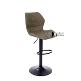 Ghế quầy bar nệm da Nappa có lưng tựa CB23001A-P