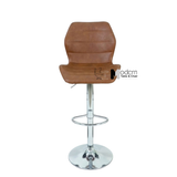 Ghế đảo bếp da Nappa chân thép mạ CB23001-P