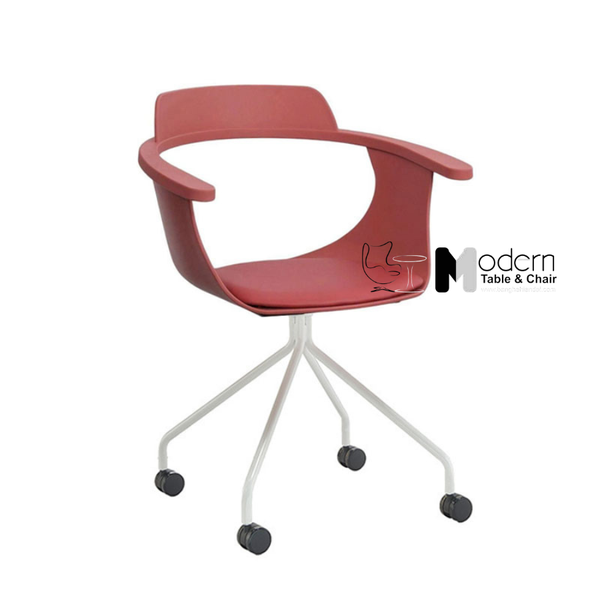 Ghế tiếp khách thân nhựa chân bánh xe NARA2-S1