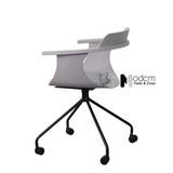 Ghế tiếp khách thân nhựa chân bánh xe NARA2-S1