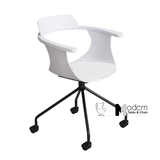 Ghế tiếp khách thân nhựa chân bánh xe NARA2-S1