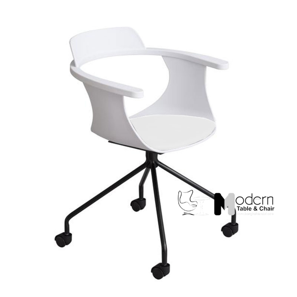 Ghế tiếp khách thân nhựa chân bánh xe NARA2-S1