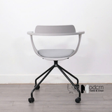 Ghế tiếp khách thân nhựa chân bánh xe NARA2-S1