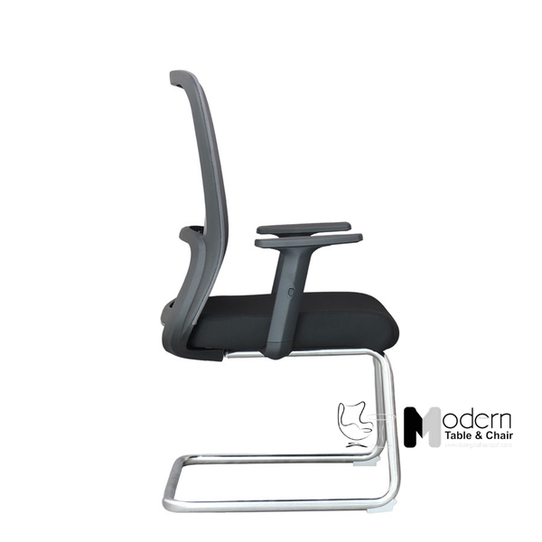 Ghế tiếp khách chân quỳ lưng lưới nệm vải lưới CV08002-M