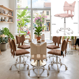 Ghế kỹ thuật viên nail spa nệm vải nhung CB01006-2F