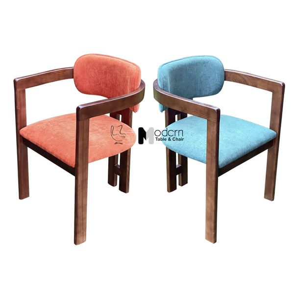 Ghế tiếp khách khung gỗ có tay vịn PALO 12-F