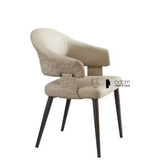 Ghế nhà hàng nệm da PU có tay vịn CN16004-P
