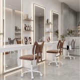 Ghế kỹ thuật viên nail spa nệm vải nhung CB01006-2F