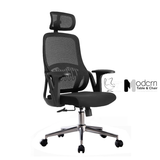 Ghế lưới văn phòng lưng cao có tựa đầu CM4561-M