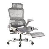 Ghế lãnh đạo công thái học lưới màu xám CR01001-2M