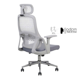 Ghế xoay văn phòng lưng lưới nệm vải CM4561-2M