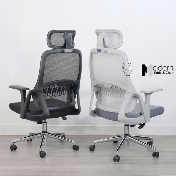 Ghế xoay văn phòng lưng lưới nệm vải CM4561-2M