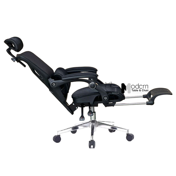 Ghế công thái học lưng lưới có gác chân CR03001-M