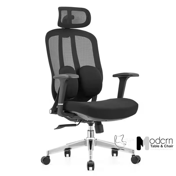 Ghế lưới văn phòng bảo vệ cột sống có tựa đầu CM4560-M