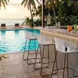 Ghế bar chân vòng thân nhựa nhiều màu CB10 Lisbon2-75S