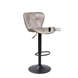 Ghế quầy bar xoay nâng hạ chân đen CB2126A-P