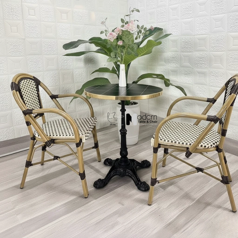 Bộ bàn ghế tiếp khách ngoài trời TE07002A / CC07002-AS