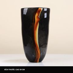 Bình thủy tinh dòng chảy nham thạch