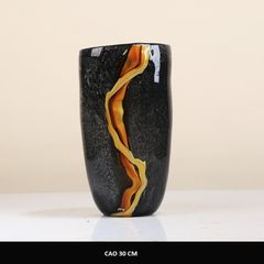 Bình thủy tinh dòng chảy nham thạch