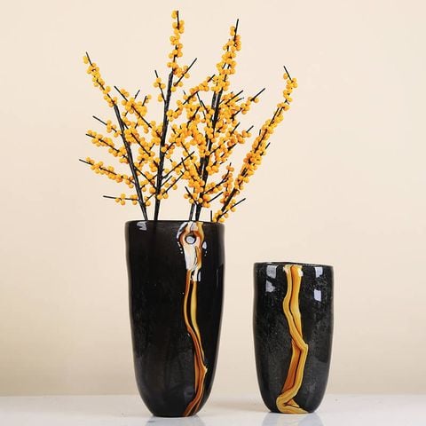 Bình thủy tinh dòng chảy nham thạch