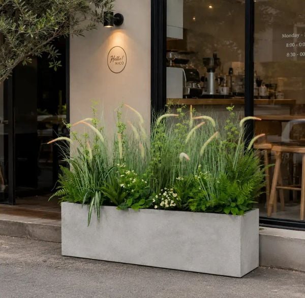Bồn cây giả trang trí văn phòng BC01