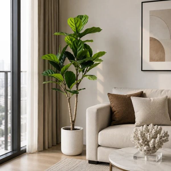 Cây bàng Singapore giả cao 135 cm