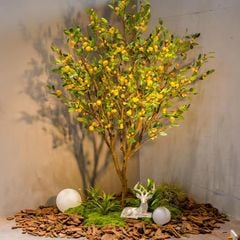 Cây chanh vàng giả trang trí cao 250 cm