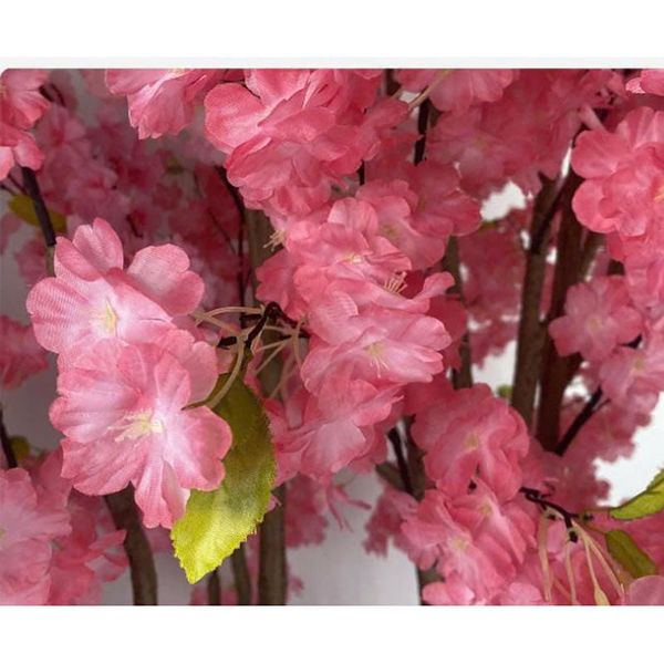 Cây hoa đào giả trang trí phòng khách đẹp cao 250 cm