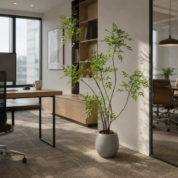 Cây Nandina giả trang trí