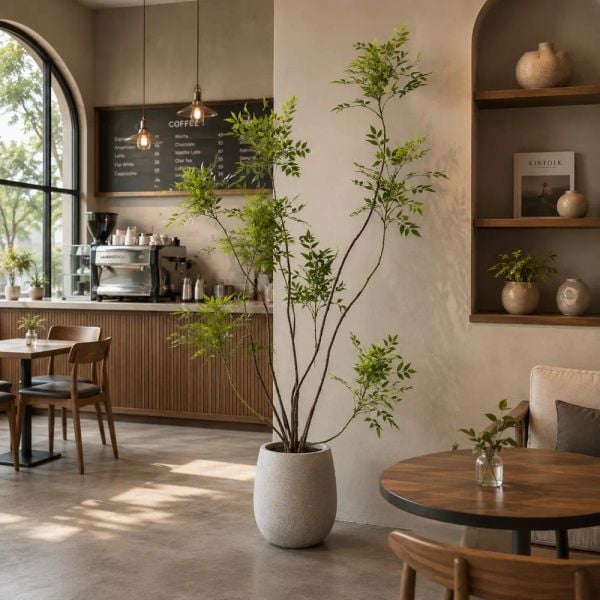 Cây Nandina giả trang trí