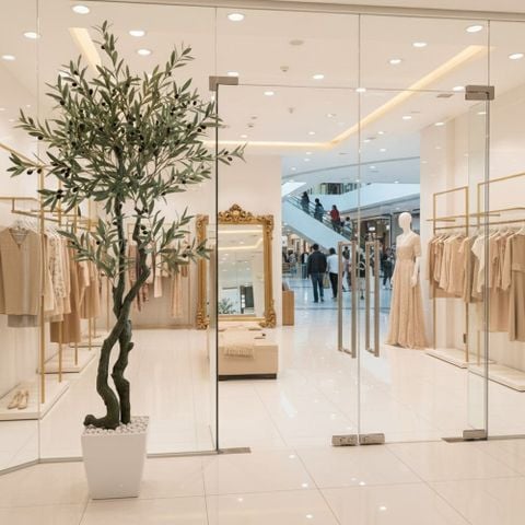 Cây ô liu lá bạc dáng bonsai cao 190 cm