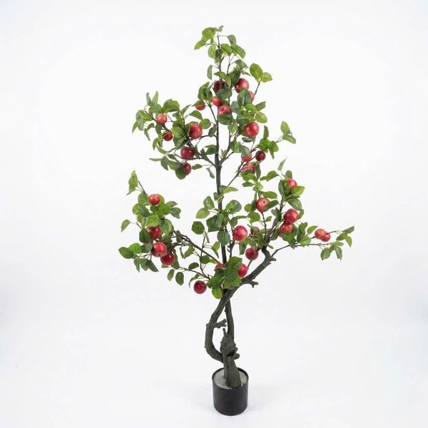Cây táo giả trang trí thân đôi cao 130 cm