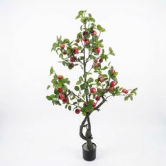 Cây táo giả trang trí thân đôi cao 130 cm