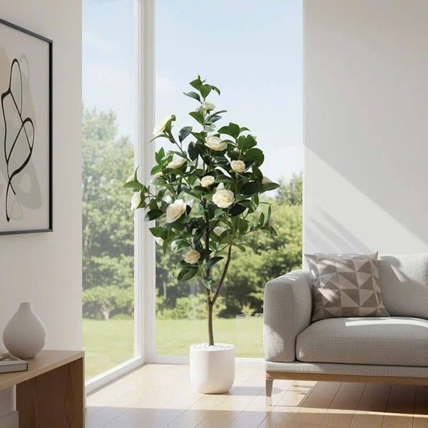 Cây hoa trà Nhật Bản trang trí