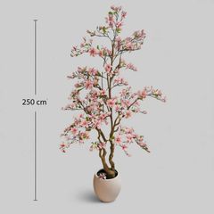 Chậu cây hoa ngọc lan giả trang trí (kèm chậu)