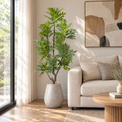 Chậu cây sơn mài giả cao 2 mét