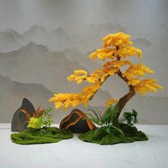 Cây tùng hoàng kim giả trang trí