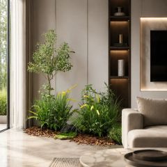 Tiểu cảnh cây ô liu giả trang trí TC01