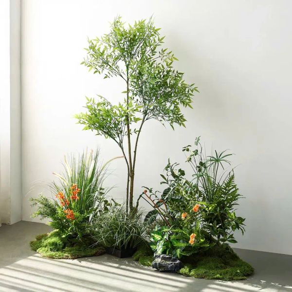 Tiểu cảnh nam thiên trúc giả trang trí TC02