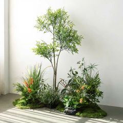 Tiểu cảnh nam thiên trúc giả trang trí TC02