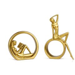 Tượng 2 cô gái nghệ thuật trang trí